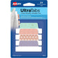 Avery Margin Ultra Tabs, 2.5" x 1", 2-Side Writable, Assorted Colors, 24 Repositionable Page Tabs (74768)