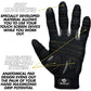 Bionic Men's Beastmode Full Finger Gym Workout Gloves