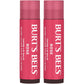 Burt's Bees Lip Tint Balm Stocking Stuffers Gifts, Long Lasting 2 in 1 Duo Tinted Balm Formula, Color Infused with Hydrating Shea Butter for a Natural Looking Buildable Finish, Red Dahlia (2-Pack)
