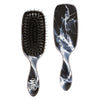 Wet Brush Marble Bronze Shine Enhancer Paddle Brush - Detangler with Ultra Soft Bristles, Infused With Natural Argan Oil, Shiny & Smooth Hair, Wet or Dry, All Hair Types - Onyx