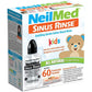 Neilmed's Sinus Rinse, Pediatric, Complete Saline Nasal Rinse Kit 60 Premixed Packets
