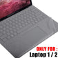 Transparent Keyboard Palm Rest Protector for Microsoft Surface Laptop/Laptop 2 Pads/Wrist Rests,Protect Alcantara from Dirty/Stain 13.5 Inch Cover(US Layout)
