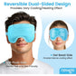 NEWGO Cooling Eye Mask for Puffy Eyes, Cold Eye Mask Eye Ice Pack for After Eyes Surgery, Tension Stress Relief, Itchy Eyes, Headaches, Dark Circles - Blue