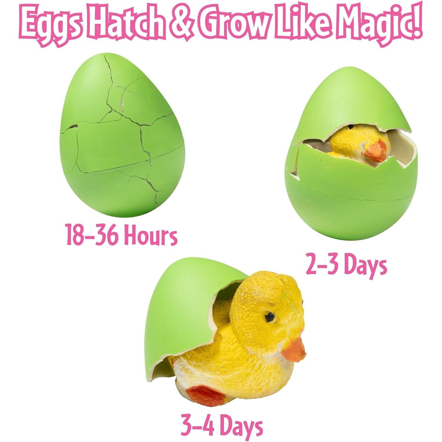 Buy now Easter Grow Pets For Kid Egg Hunt- 3 Pk- Hatch Surprise Animals That Expand 5-6x in Water- Bunny, Chick or Duck- Great Candy Alternative & Basket Stuffers- Make Your Next Scavenger Hunt Extra Special! at indiglob india