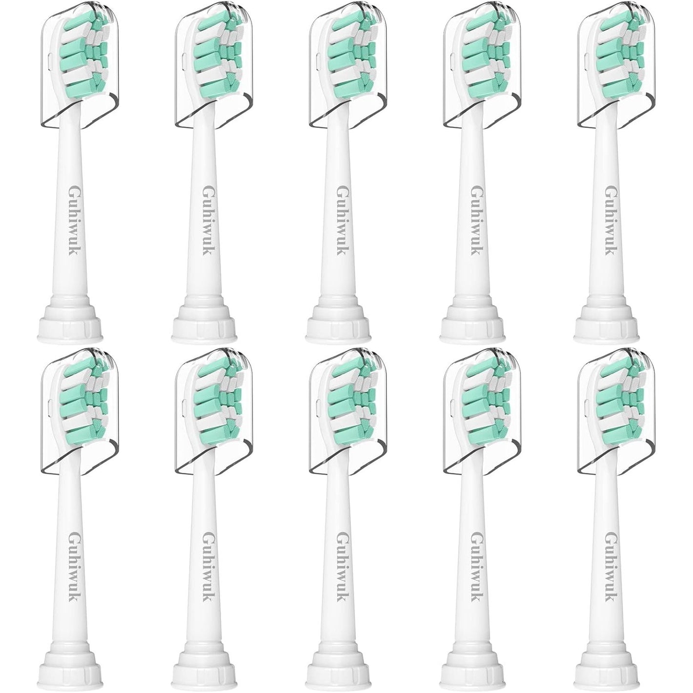 Replacement Toothbrush Heads for Philips Sonicare: Electric Toothbrush Replacement Heads Compatible with Sonicare Plaque Control ProtectiveClean 4100 5100 6100 C2 G2 W2,10 Pack