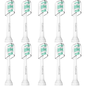 Replacement Toothbrush Heads for Philips Sonicare: Electric Toothbrush Replacement Heads Compatible with Sonicare Plaque Control ProtectiveClean 4100 5100 6100 C2 G2 W2,10 Pack