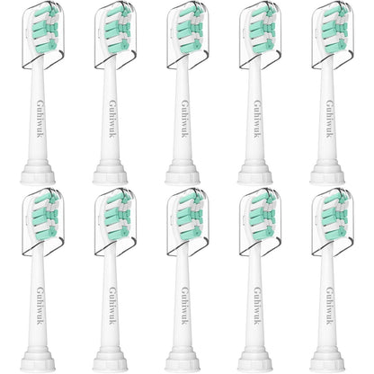 Replacement Toothbrush Heads for Philips Sonicare: Electric Toothbrush Replacement Heads Compatible with Sonicare Plaque Control ProtectiveClean 4100 5100 6100 C2 G2 W2,10 Pack