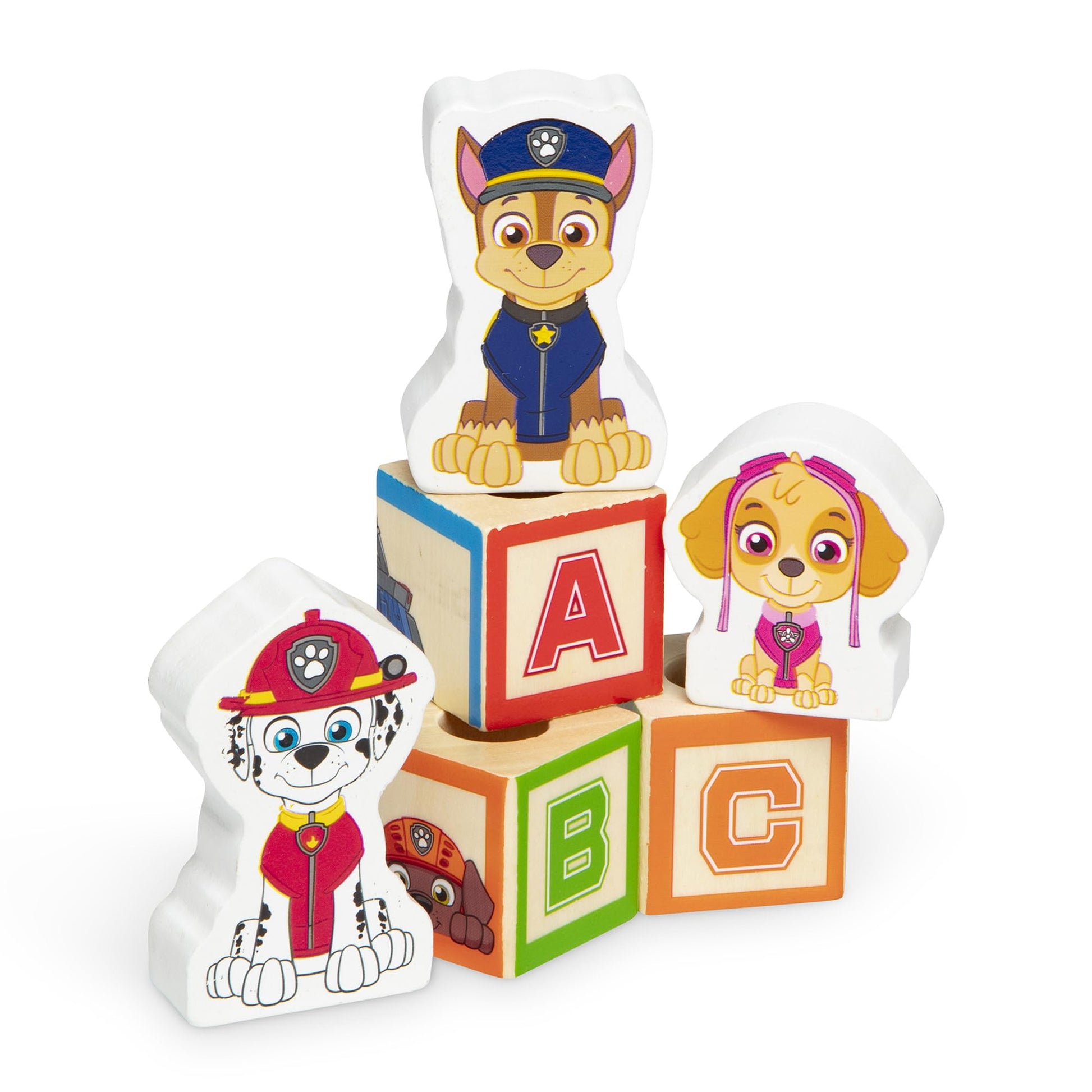 Buy now Melissa & Doug PAW Patrol Wooden ABC Block Truck (33 Pieces) at indiglob india