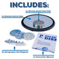 Buy now Toysmith Euler’s Disk – Create A Hypnotic Display of Light & Sound- Science Desk Decor for Home and Office – Physics Toys for Adults & Kids 8+ at indiglob india