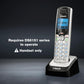 Buy now VTech Accessory Handset for DS6151 Series with 2-Line Cordless Phone, Suitable for Small Business or Home, Answering System, Expandable up to 12 Handsets, Intercom, Conference | DS6101 (Black/Silver) at indiglob india