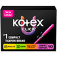 Buy now U by Kotex Tampons, Click Compact, Super Plus Absorbency, Unscented, 45 Count Regular Super Super Plus 90 at indiglob india