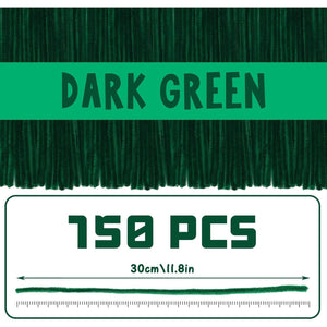 150 Pieces Green Pipe Cleaners Chenille Stem, Pipe Cleaners Chenille Stem, Craft Pipe Cleaners, Art Pipe Cleaners, Pipe Cleaners Bulk for Creative Home Arts and Crafts Project Decoration Supplies