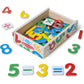 Melissa & Doug 52 Wooden Alphabet Magnets in a Box - Uppercase and Lowercase Letters