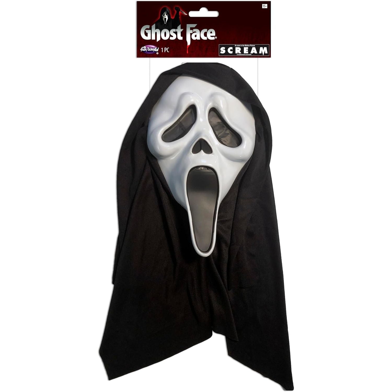 Buy now Fun World Ghost Face Mask As Seen In The Movie Scream, Adult at indiglob india