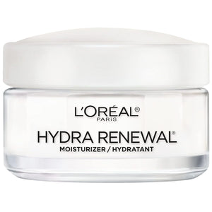 L'Oreal Paris Skincare Hydra-Renewal Face Moisturizer with Pro-Vitamin B5 for Dry Sensitive Skin, All-Day Hydration, 1.7 Oz