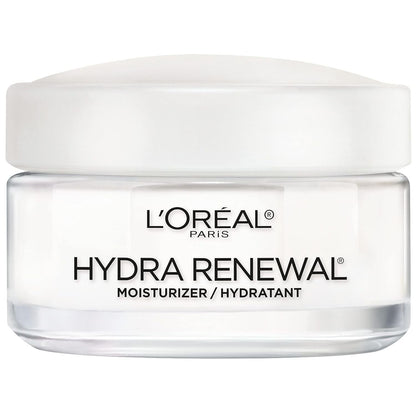 L'Oreal Paris Skincare Hydra-Renewal Face Moisturizer with Pro-Vitamin B5 for Dry Sensitive Skin, All-Day Hydration, 1.7 Oz