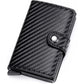 Card Holder, Men Credit Card Holder, Slim Card Case Front Pocket Anti-theft-RFID Auto Pop up Travel Thin Wallets for Men
