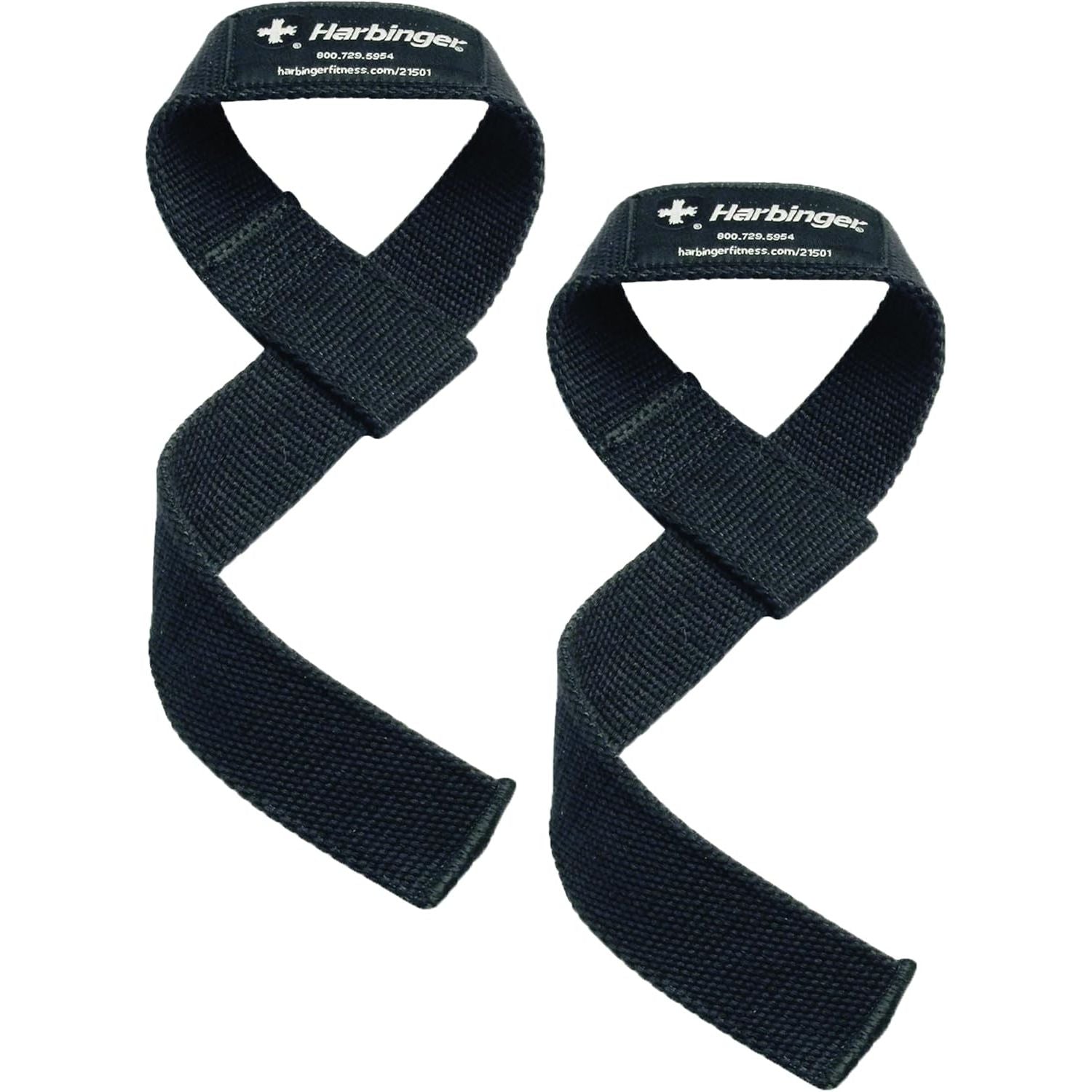 Buy now Harbinger Heavy Cotton Lifting Straps (Pair), Black, 20 1/2" Long 1 1/2" Wide Default at indiglob india