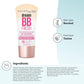 Maybelline Dream Fresh Skin Hydrating BB cream, 8-in-1 Skin Perfecting Beauty Balm with Broad Spectrum SPF 30, Sheer Tint Coverage, Oil-Free, Light/Medium, 1 Fl Oz