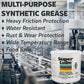 Super Lube 41160 Synthetic Grease (NLGI 2), 14.1 oz Canister, Translucent White