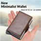 Card Holder, Men Credit Card Holder, Slim Card Case Front Pocket Anti-theft-RFID Auto Pop up Travel Thin Wallets for Men