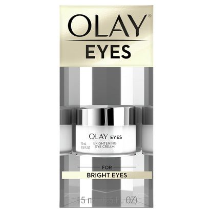 Olay Vitamin C Brightening Eye Cream to Help Reduce Dark Circles, Brightening Cream, 0.5 Fl Oz