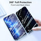 Anti Peeping Case for iPhone 13 (6.1"), Jonwelsy 360 Degree Front and Back Privacy Tempered Glass Cover, Anti SPY Screen, Anti Peep Magnetic Adsorption Metal Bumper for iPhone 13 (Black)