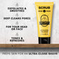 Bee Bald SCRUB Exfoliating Pre-Shave for Deep Cleans & Removing Pore Clogging Dirt, Oil & Dry Flaky Skin. Prepares You For a ‘Super Close Shave’, 3 Fl Oz