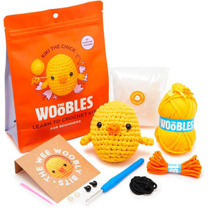 The Woobles Crochet Kit for Beginners - Easy Arts and Crafts Knitting & Crochet Animals Kit As Seen On Shark Tank - Kiki The Chick