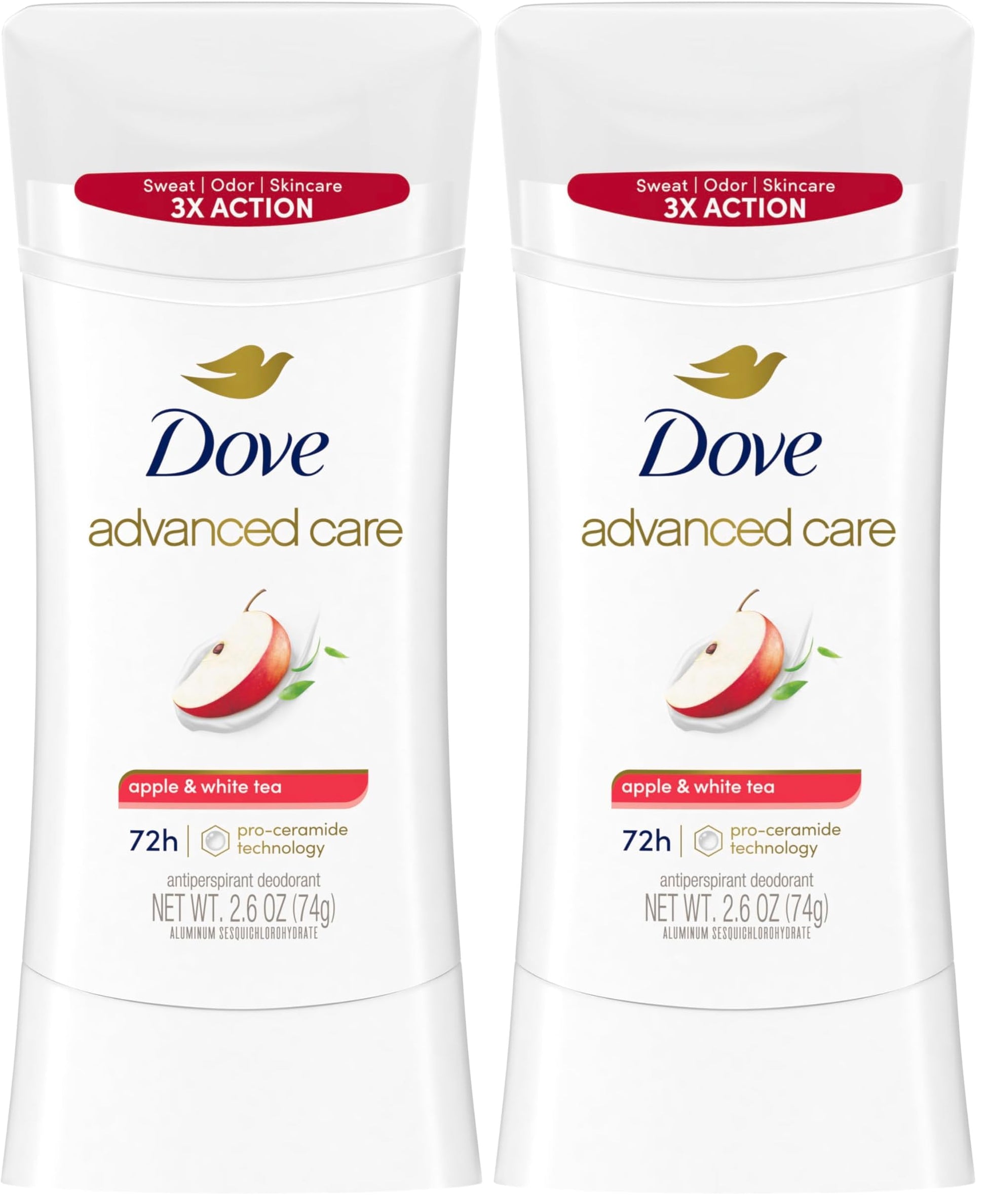 Buy now Dove Advanced Care Antiperspirant Deodorant, Revive, 2.6 Ounce (Pack of 2) 2.6 Ounce (Pack of 2) Apple at indiglob india