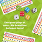 Qwixx: The frantic dice rolling game that everyone plays at once! For ages 8+