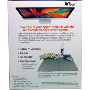 The Original Premium iKlear Screen Cleaner Kit For Iphone, Ipad, Imac, Gaming Monitor, Large Screen TV’s, Included With DMT Cloth MADE IN THE USA