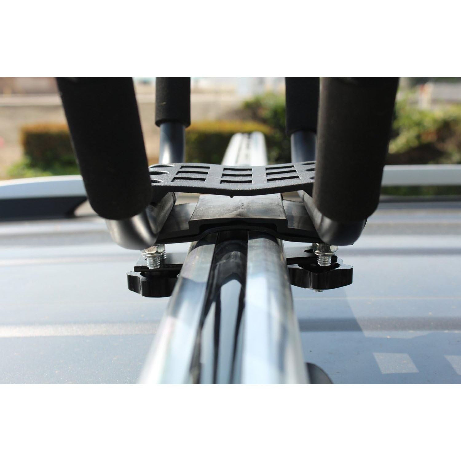 Buy now TMS Kayak Roof Racks for 2 Kayaks - Dual Universal Fit Carriers Include Two Sets of Straps for Cars, Trucks and SUVs - Easy to Mount J-Bar Style Carriers for Kayaks Canoes Paddleboards and Surfboards at indiglob india