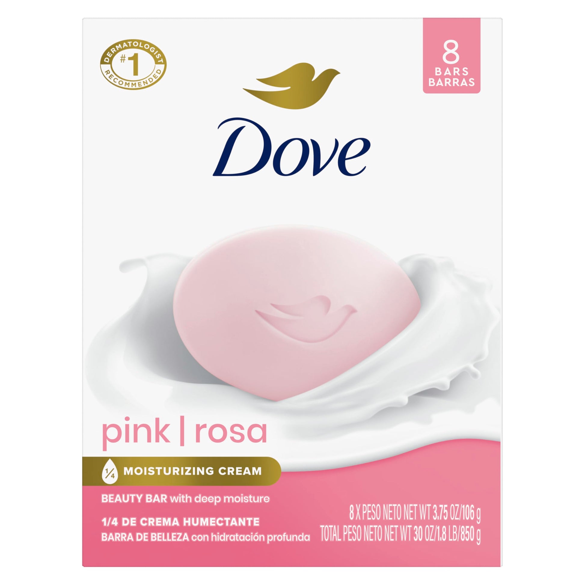 Buy now Dove Beauty Bar Soap Original 24 Count for Soft, Smooth Skin, with 1/4 Moisturizing Cream 3.75 oz at indiglob india