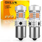 OXILAM Upgraded 912 921 LED Bulb Reverse Lights, Backup Light Bulbs for Car, 300% Higher Brightness 6000K White, Mini Size Non-polarity Canbus Error Free T15 906 W16W Bulb, Pack of 2