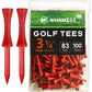 Step Down Golf Tees 2-1/8"or 2-3/4"or 3-1/4" 100 Pack Enduring Wooden Bamboo Golf Castle Tees