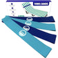 Cruise On Towel Bands for Cruise Chairs (4 Pack), Better Alternative to Towel Clips for Beach, Pool & Ships, Essential for 2026 & 2027 Trips, Secure & Stylish, Blue & Teal