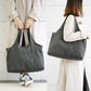 Buy now ZOOEASS Women Fashion Large Tote Shoulder Handbag Waterproof Tote Bag Multi-function Nylon Travel Shoulder(Grey) at indiglob india