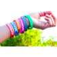 Solza Silicone Wristbands Rubber Band Bracelets - Fun Motivational Wristbands for Kids and Adults