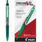 Pilot, Precise V5 RT Refillable & Retractable Rolling Ball Pens, Extra Fine Point 0.5 mm, Blue, Pack of 12