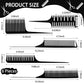 Highlight Comb Set, 6 Piece Set, Weaving, Sectioning, Styling, and Hair Dyeing Combs Professional Weaving Styling for Foiling and Balayage Coloring(Various Style)