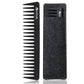 HYOUJIN 901 Black Carbon Flat Top Clipper Comb 230℃ Heat Resistant Hair Cutting Combs Great for Clipper-cuts and Flattops