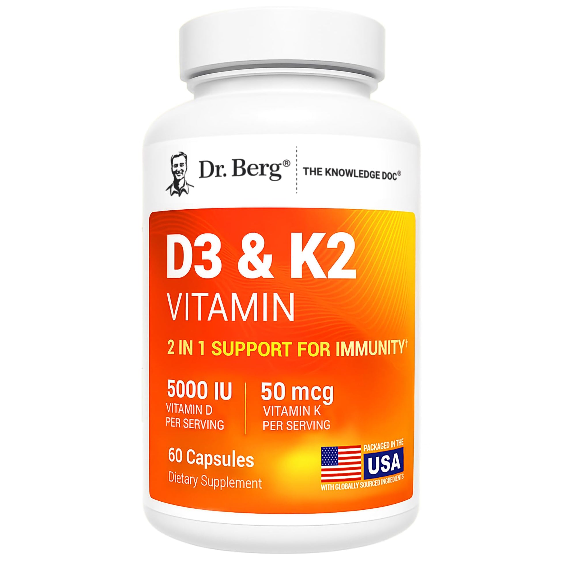 Buy now Dr. Berg Vitamin D3 & K2 10,000 IU + MK-7 – 120 Capsules – Immune, Bone & Heart Support* Supplement w/Magnesium, Zinc, B6 – 4X Lab-Tested – No Fillers – Non-GMO, cGMP, Formulated in USA 60 Count (Pack of 1) at indiglob india