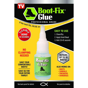 Shoe Glue – Professional Grade Shoe Repair Adhesive for Boots, Shoes, & More – Instant Bond, Clear Drying, Flexible, & Durable – Perfect for Leather, Rubber, & All Footwear (20g Tube)
