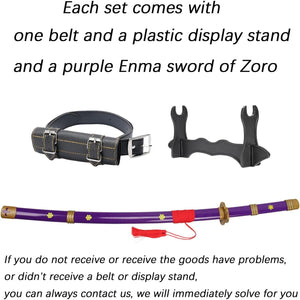 Buy now Forgemith Bamboo Anime Cosplay Swords：Roronoa Zoro/Kitetsu/Yama Enma/Trafalgar Law/Kozuki Oden/Edward Newgate,About 40.75/59 Inches,Anime Original Texture,for Role-Playing,Stage Performance and Gift at indiglob india