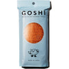 GOSHI Exfoliating Shower Towel - Rip-Resistant Exfoliating Washcloth for All Skin Types - Made in Japan - Yellow