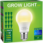 Buy now Grow Light Bulbs, Briignite LED Grow Light Bulb A19 Bulb, Full Spectrum Grow Light Bulb, Plant Light Bulbs E26 Base, 11W Grow Bulb 100W Equivalent, Grow Light for Indoor Plants, Seed Starting, 2Pack Warm White 12 at indiglob india