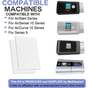 140 PCS Medihealer CPAP Filters(Six-Year-Supply) - Premium Filters for AirSense 10 -for AirCurve 10- S9-for AirStart-Series - Medihealer Replacement Filters Supplies - My Store
