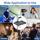 Buy now Functional Microphone Stand Tray with Adjustable Mic Stand Phone Holder - 8.7"x6.5" Mic Stand Tray Shelf Clamp-On Music Stand Accessory for Live Streaming Karaoke Recording at indiglob india