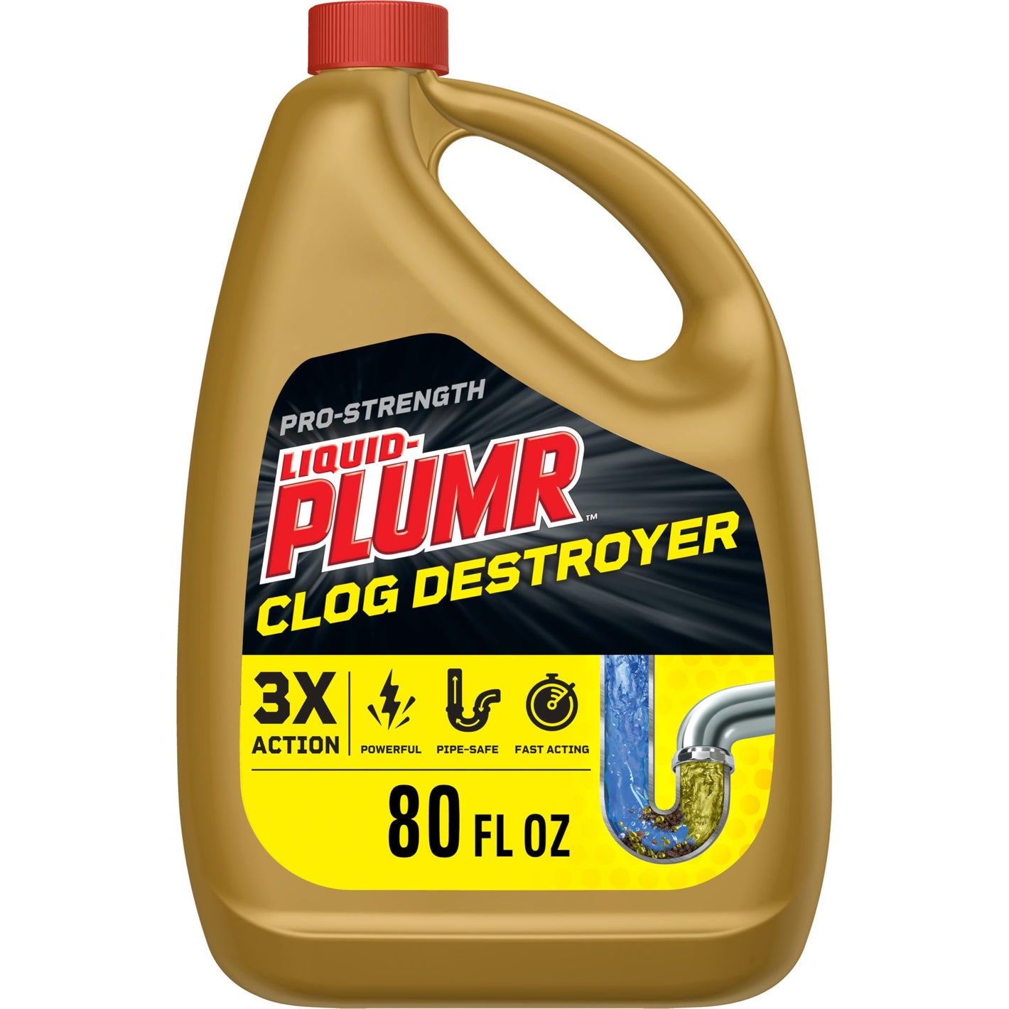 Buy now Clorox Liquid-Plumr Pro-Strength Clog Destroyer, Liquid Drain Cleaner, 80 Fluid Ounces (Package May Vary) Default Title at indiglob india